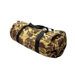 Vintage Duck Camo Hunting Duffle Bag Lightweight Overnight Bag